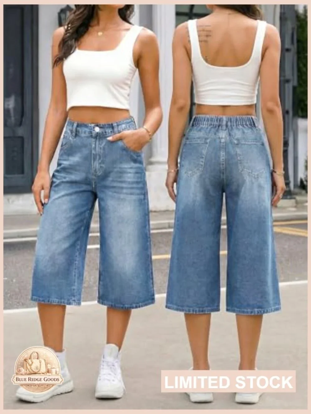 Baggy Y2K High Waisted Bermuda Denim Shorts Casual Summer Jorts